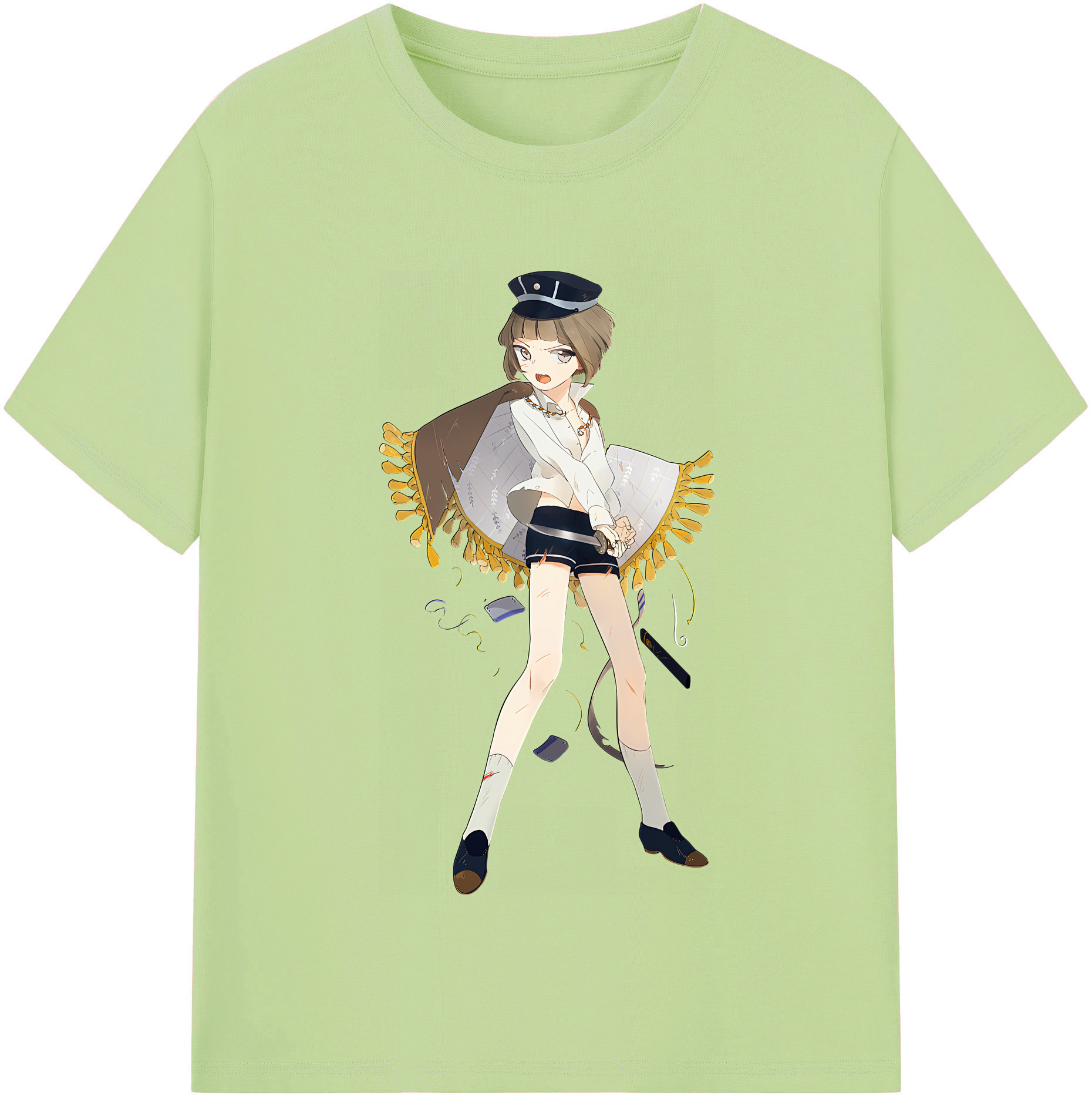 （画像用） 刀剣乱舞 Touken Ranbu 綿100％半袖Tシャツ（フロントプリント）